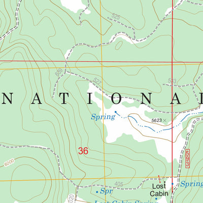 US Forest Service - Topo Five Hundred Flat, OR FSTopo Legacy digital map