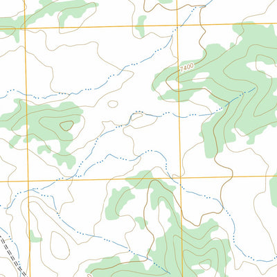 US Forest Service - Topo Five Lakes Canyon NE, NM FSTopo Legacy digital map