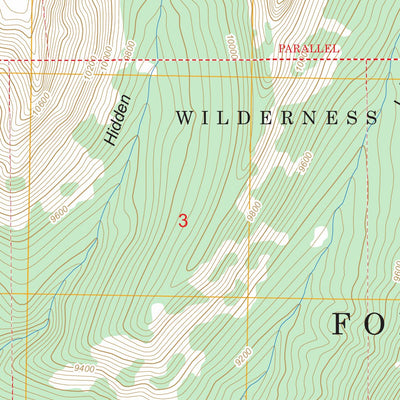 US Forest Service - Topo Five Pockets, WY FSTopo Legacy digital map