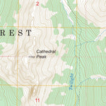 US Forest Service - Topo Five Pockets, WY FSTopo Legacy digital map