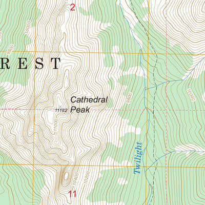 US Forest Service - Topo Five Pockets, WY FSTopo Legacy digital map