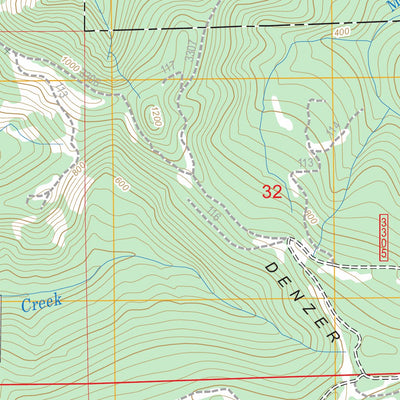 US Forest Service - Topo Five Rivers, OR FSTopo Legacy digital map