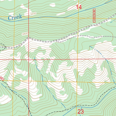 US Forest Service - Topo Fivemile Butte, OR FSTopo Legacy digital map