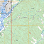 US Forest Service - Topo Fivemile Creek, OR FSTopo Legacy digital map