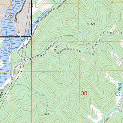 US Forest Service - Topo Fivemile Creek, OR FSTopo Legacy digital map