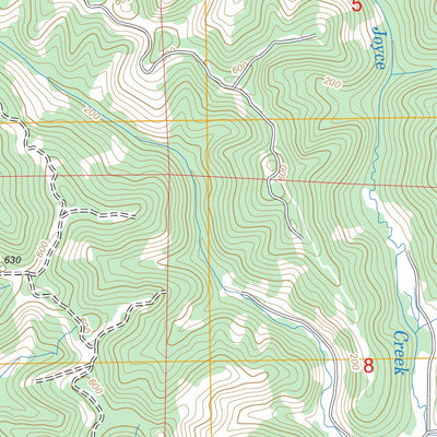 US Forest Service - Topo Fivemile Creek, OR FSTopo Legacy digital map