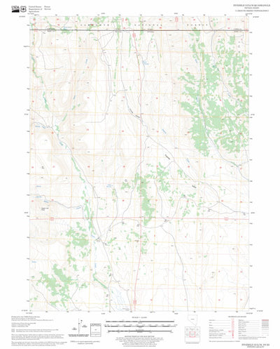US Forest Service - Topo Fivemile Gulch, NV - ID FSTopo Legacy digital map