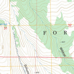 US Forest Service - Topo Fivemile Ridge, UT FSTopo Legacy digital map
