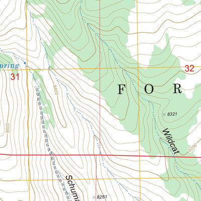 US Forest Service - Topo Fivemile Ridge, UT FSTopo Legacy digital map