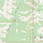 US Forest Service - Topo Flag Peak, WY FSTopo Legacy digital map