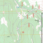 US Forest Service - Topo Flag Prairie, OR FSTopo Legacy digital map