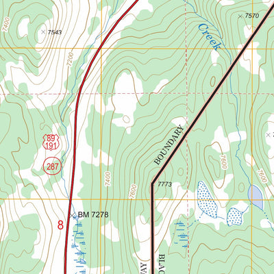 US Forest Service - Topo Flagg Ranch, WY FSTopo Legacy digital map