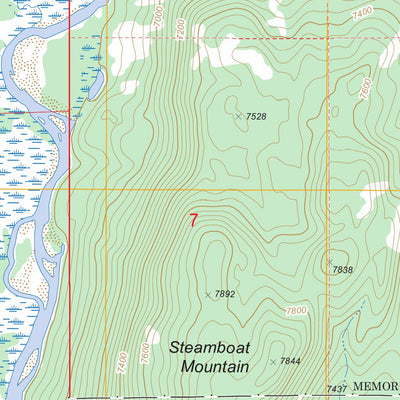 US Forest Service - Topo Flagg Ranch, WY FSTopo Legacy digital map