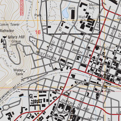 US Forest Service - Topo Flagstaff West, AZ FSTopo Legacy digital map