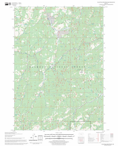 US Forest Service - Topo Flagtail Mountain, OR FSTopo Legacy digital map