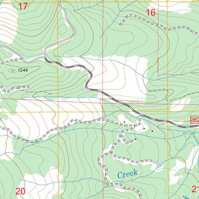 US Forest Service - Topo Flat Mountain, OR FSTopo Legacy digital map