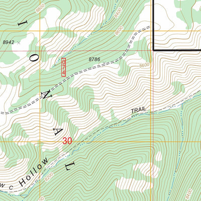 US Forest Service - Topo Flat Ridge, UT FSTopo Legacy digital map