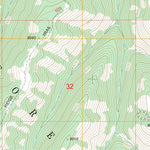US Forest Service - Topo Flat Ridge, UT FSTopo Legacy digital map