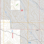 US Forest Service - Topo Flat Rock Butte, ND FSTopo Legacy digital map