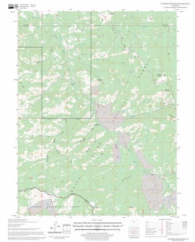US Forest Service - Topo Flatiron Mountain, CO FSTopo Legacy digital map