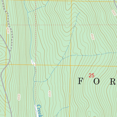 US Forest Service - Topo Flatiron Mountain, MT FSTopo Legacy digital map