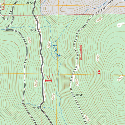 US Forest Service - Topo Flatiron Mountain, MT FSTopo Legacy digital map