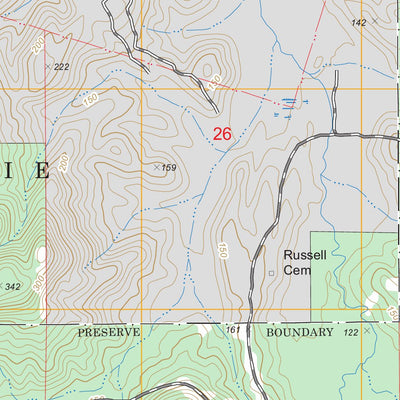 US Forest Service - Topo Flora, LA FSTopo Legacy digital map