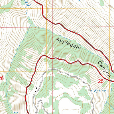 US Forest Service - Topo Flora, OR - WA FSTopo Legacy digital map