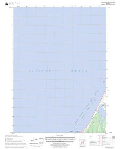 US Forest Service - Topo Floras Lake, OR FSTopo Legacy digital map