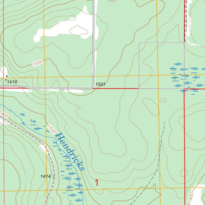 US Forest Service - Topo Florence SW, WI FSTopo Legacy digital map