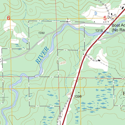 US Forest Service - Topo Florence SW, WI FSTopo Legacy digital map