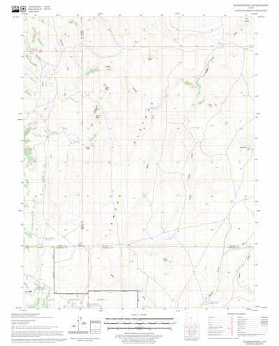 US Forest Service - Topo Flossie Knoll, UT FSTopo Legacy digital map