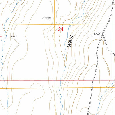 US Forest Service - Topo Flossie Knoll, UT FSTopo Legacy digital map