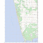 US Forest Service - Topo Flower Creek, MI FSTopo Legacy digital map