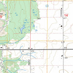 US Forest Service - Topo Flower Creek, MI FSTopo Legacy digital map