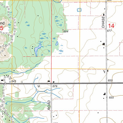 US Forest Service - Topo Flower Creek, MI FSTopo Legacy digital map