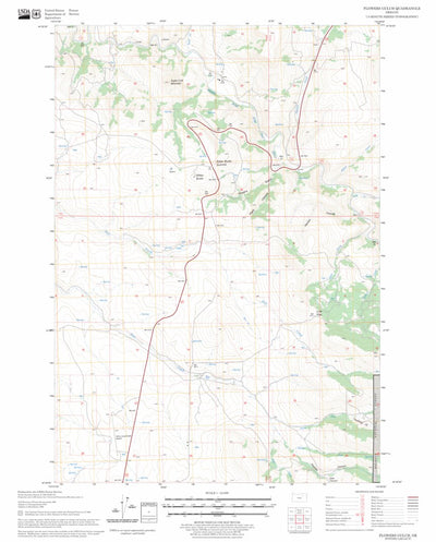 US Forest Service - Topo Flowers Gulch, OR FSTopo Legacy digital map