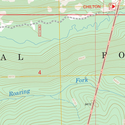 US Forest Service - Topo Floyd Peak, CO FSTopo Legacy digital map