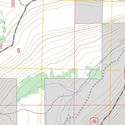 US Forest Service - Topo Fly Creek, OR FSTopo Legacy digital map