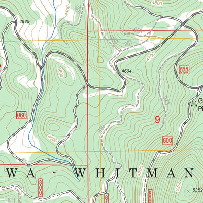 US Forest Service - Topo Fly Valley, OR FSTopo Legacy digital map