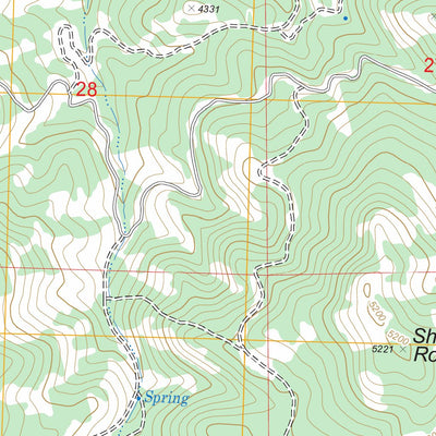 US Forest Service - Topo Foley Butte, OR FSTopo Legacy digital map
