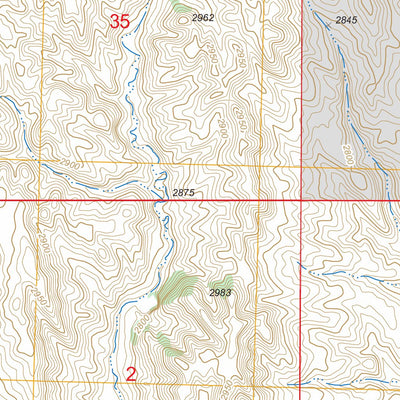 US Forest Service - Topo Folsom, SD FSTopo Legacy digital map