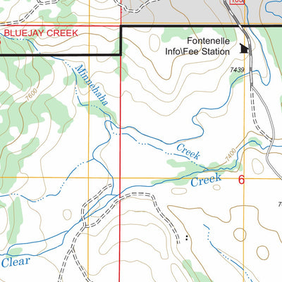 US Forest Service - Topo Fontenelle Basin, WY FSTopo Legacy digital map