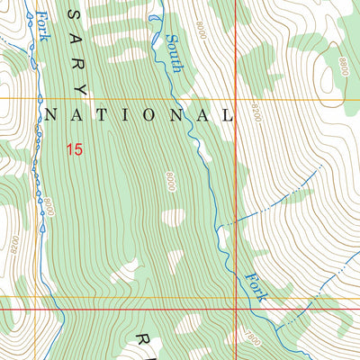 US Forest Service - Topo Fontenelle Basin, WY FSTopo Legacy digital map