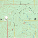 US Forest Service - Topo Foolhen Mountain, MT FSTopo Legacy digital map