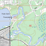 US Forest Service - Topo Foote Site Village, MI FSTopo Legacy digital map
