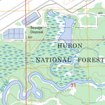 US Forest Service - Topo Foote Site Village, MI FSTopo Legacy digital map