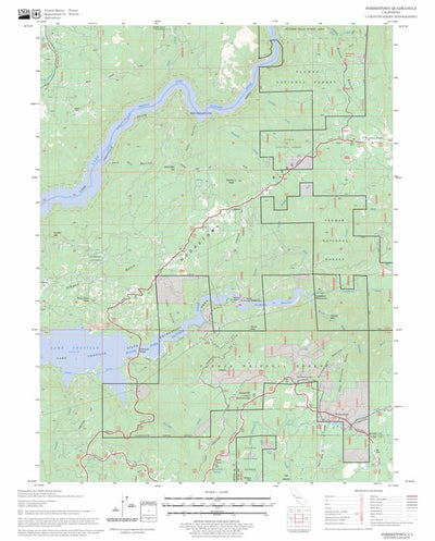 US Forest Service - Topo Forbestown, CA FSTopo Legacy digital map