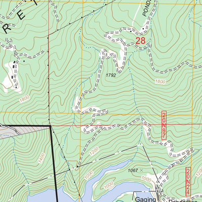 US Forest Service - Topo Forbestown, CA FSTopo Legacy digital map