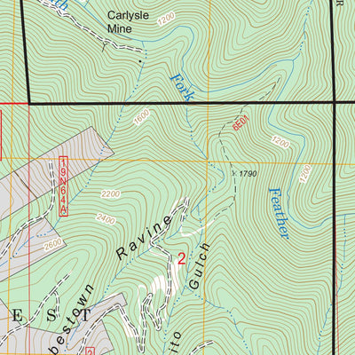 US Forest Service - Topo Forbestown, CA FSTopo Legacy digital map